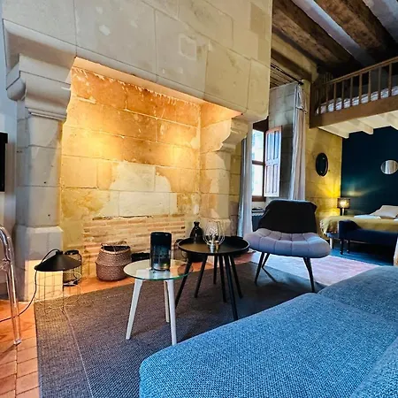 Apartment T1 Bis Of Character With Mezzanine In Old Tours